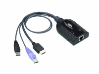 ATEN KA7188, USB, USB, HDMI, Sort, RJ-45, 1920 x 1200 piksler