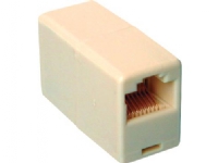 EFB NORDIC Modular mellemled kat 3 RJ12 6P6C, hun, ben 1 til 1 lige, farve: beige