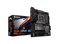 Gigabyte Z590 AORUS PRO AX, Intel, LGA 1200, Intel® Celeron®, Intel® Core™ i3, Intel Core i5, Intel Core i7, Intel Core i9, Intel® Pentium®, DDR4-SDRAM, 128 GB, DIMM