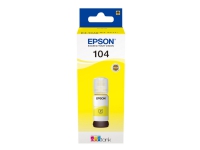 Epson EcoTank 104 - 65 ml - gul - original - blekkbeholder - for EcoTank ET-1810, 2715, 2721, 2810, 2811, 2812, 2814, 2815, 2820, 2821, 2825, 2826, 4800