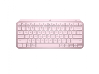 Logitech MX Keys Minimalist Wireless Illuminated Keyboard - Tastatur - trådløs - 2.4 GHz - Rose - Nordic