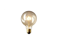 DEKOPÆRE LED 3W GLOBE Ø95 GYLDENT GLAS