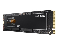 Samsung 970 EVO MZ-V7E1T0BW - Solid State Drive - kryptert - 1 TB - intern - M.2 2280 - PCI Express 3.0 x4 (NVMe) - 256-bit AES - TCG Opal Encryption 2.0