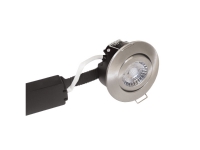 Nordtronic Low Profile Deluxe - Downlight inkl. LED Lyskilde 6W 2700K - Rund Børstet Alu