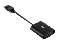 Club 3D - Video adapter - DisplayPort hann til HDMI hunn - 4K-støtte, 8K-støtte, aktiv
