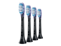 Philips Sonicare G3 Premium HX9054 Gum Care - Utskiftningsbørstehode - for tannbørste - svart (en pakke 4)