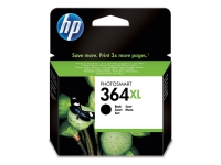 HP 364XL, Original, Pigmentbasert blekk, Svart, HP, HP DeskJet 3522, 3524 / HP Photosmart 5510, 5514, 5515, 5520, 5522, 5524, 6510, 6520, 7510, 7520,..., 1 stykker