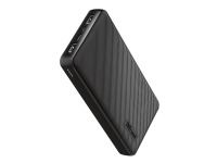 Trust Primo - Strømbank - 20000 mAh - 74 Wh - 15 watt - 3 A - Fast Charge - 3 utgangskontakter (2 x USB, USB-C) - på kabel: Micro-USB