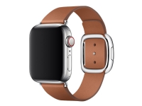 Apple 40mm Modern Buckle - Klokkestropp for smart armbåndsur - Stor størrelse - salbrun - for Watch (38 mm, 40 mm, 41 mm)