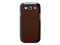 Belkin Snap Folio - Eske for mobiltelefon - brun - for Samsung Galaxy S III