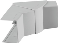 HAGER Hjørne indvendigtl fleksibelt LFF 40094 PH For LF 40090 Højde 40 mm, bredde 90 mm Perlehvid plast