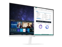 Samsung S27AM501NU - M50A Series - LED-skjerm - Smart - 27 - 1920 x 1080 Full HD (1080p) @ 60 Hz - 250 cd/m² - 3000:1 - HDR10 - 8 ms - 2xHDMI - høyttalere - hvit