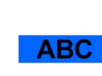 Brother Labelling Tape - 12mm, Black/Blue, Blister, M, 8 m, 1,2 cm
