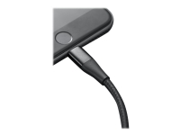 Anker Powerline+ II - Lightning-kabel - USB-C hann til Lightning hann - 1.8 m - dobbeltisolert - svart - Power Delivery-støtte