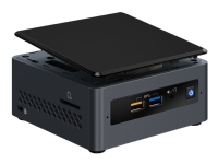 Intel Next Unit of Computing Kit NUC7CJYH - Barebone - mini-PC - 1 x Celeron J4005 / 2 GHz - RAM 0 GB - UHD Graphics 600 - GigE - WLAN: 802.11a/b/g/n/ac, Bluetooth 5.0