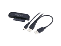 LogiLink USB 2.0/SATA, Svart, MA6116, 170 mm, 188 mm, 50 mm, 120 g