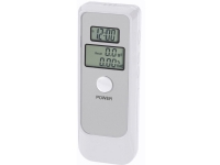HP Autozubehör Alkoholtester Beige 0 til 1.9 ‰ Countdown-funktion , Alarm , inkl. display, Temperaturindikator , Ur , Forskellige enheder kan vises