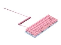 Razer - Tastehettesett - kvartsrosa - med matching coiled cable