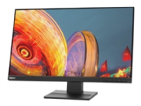 Lenovo ThinkVision E24q-20 - LED-skjerm - 24 (23.8 synlig) - 2560 x 1440 QHD @ 75 Hz - IPS - 300 cd/m² - 1000:1 - 4 ms - HDMI, DisplayPort - høyttalere - ravnsort
