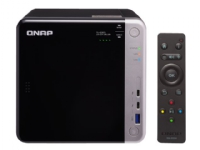 QNAP TS-453BT3 - NAS-server - 4 brønner - SATA 6Gb/s - RAID 0, 1, 5, 6, 10, JBOD, 5 hot spare - RAM 8 GB - Gigabit Ethernet / 10 Gigabit Ethernet / Thunderbolt 3 - iSCSI støtte