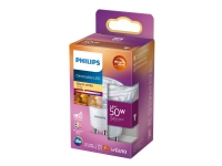 Philips - LED-pære for søkelys - GU10 - 3.8 W (ekvivalent 50 W) - klasse F - varmglødslys - 2200-2700 K