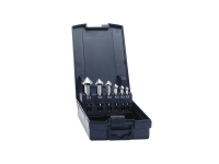 Exact 50214 Keglesænker-sæt 6 dele 6.3 mm, 8.3 mm, 10.4 mm, 12.4 mm, 16.5 mm, 20.5 mm HSS-E Cylinderskaft 1 Set