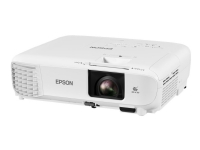 Epson EB-W49 - 3 LCD-projektor - portabel - 3800 lumen (hvit) - 3800 lumen (farge) - WXGA (1280 x 800) - 16:10 - LAN - hvit