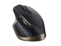 Logitech MX Master - Mus - laser - 5 knapper - trådløs - Bluetooth, 2.4 GHz - USB trådløs mottaker