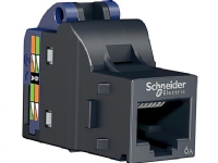 Actassi datastik RJ45 Cat 6A S1 UTP til dataudtag og patchpanel Godkendt til 4PPoE, 12 stk - (12 stk.)