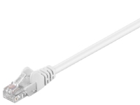 CAT 5e Patchkabel, U/UTP, hvid