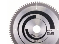 Bosch circular saw blade MM MU B 216x30-80 - 2608640447