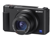 Sony ZV-1 - Digitalkamera - kompakt - 20.1 MP - 4K / 30 fps - 2.7optisk x-zoom - ZEISS - Wi-Fi - svart
