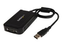 StarTech.com USB to VGA Adapter - 1920x1200 - External Video & Graphics Card - Dual Monitor Display Adapter - Supports Windows (USB2VGAE3) - USB/VGA-adapter - TAA-samsvar - USB (hann) til HD-15 (VGA) (hunn) - USB 2.0 - 50 cm - 1920 x 1200 (WUXGA)-stø