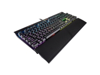 CORSAIR Gaming K70 RGB MK.2 RAPIDFIRE Mechanical - Tastatur - bakgrunnsbelyst - USB - Nordisk - tastsvitsj: CHERRY MX Speed