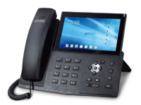 PLANET High Definition Touch Color, IP-konferansetelefon, Knapper, Berøring, Svart, G.711a,G.711u,G.722,G.729ab,OPUS,iLBC, Gigabit Ethernet, Micro-USB