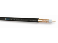 1.13/4.80/7.0mm, 19.2dB v/1000MHz Jordkabel, sort PE kappe - (100 meter)