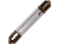 Glødelampe pinolpære 3W S8 24V klar 6x36mm