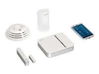 Bosch Smart Home Security Starter Pack - Hjemmesikkerhetssystem - trådløs, kablet - 868.3 MHz, 2.4 Ghz, 869.525 MHz - Ethernet