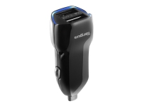 Targus Car Charger - Bilstrømadapter - 2 utgangskontakter (USB) - svart - Europa