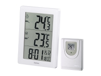 Hama EWS-3000, Hvit, Inne Termometer, Utendørs Barometer, Batteri