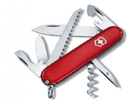 Victorinox Camper, Slip joint knife, Multi-tool knife, Kull stål, ABS syntetisk, Rød, Rustfritt stål, 13 verktøy