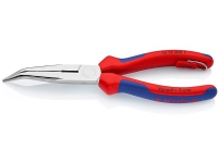 Knipex 26 25 200 T, Nesetang, 2,5 mm, 7,3 cm, Kromvanadiumstål, Blå, Rød, 20 cm