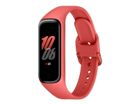 Samsung Galaxy Fit2 - Aktivitetssporer med stropp - skarlagen - display 1.1 - 32 MB - Bluetooth - 21 g
