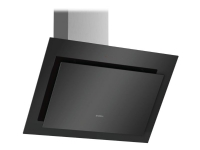 Bosch Serie | 4 DWK87CM60 - Panser - skorsteinvinklet - bredde: 79 cm - dybde: 49.9 cm - ekstraksjon og resirkulasjon (med ekstra resirkulasjonssett) - med intern motor - svart