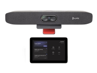 Poly Studio - Small Room Kit - videokonferansesett (berøringsskjermkonsoll, videolinje) - Certified for Microsoft Teams