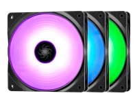 Deepcool RF 120 - Kabinettvifte - 120 mm (en pakke 3)