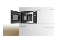 Bosch Serie | 6 BEL554MS0 - Mikrobølgeovn med grill - innebygd - 25 liter - 900 W - rustfritt stål