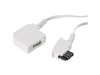 Basetech Telefon (analog) Forlængerkabel [1x TAE-F-stik - 1x TAE-F-kobling] 15.00 m Hvid