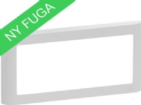 LAURITZ KNUDSEN FUGA SOFT designramme for 2-modul indsats vandret, lysegrå.