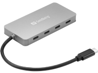 Sandberg - Hub - 4 x USB-C - stasjonær